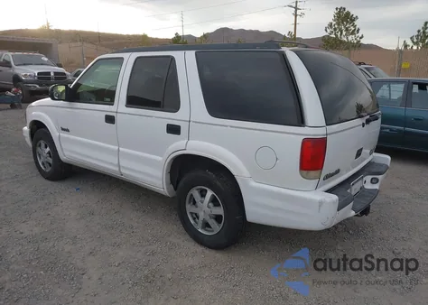 2000 Oldsmobile Bravada из США, поврежденный, VIN 1GHDT13W5Y2219674
